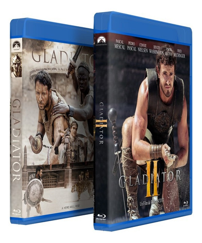 Gladiador 1 Y 2 (2000-2024) Gladiator Saga Completa - Bluray