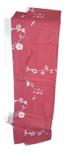Juego Sábanas Bouquetex Amer 1 1/2 Plaza Twin 1500 Percale Terracota Floreado