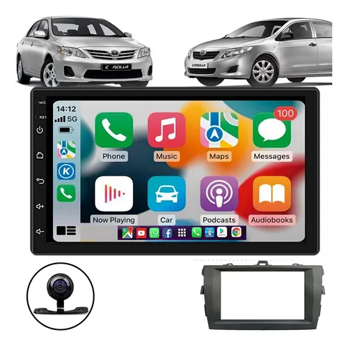comprar Central Multimidia Android Corolla 2013 Gps Bt Wifi Cam Esp