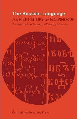Libro The Russian Language - G.o. Vinokur