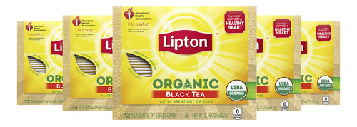 Lipton Bolsas De Te Negro Organico, Pueden Apoyar La Salud D