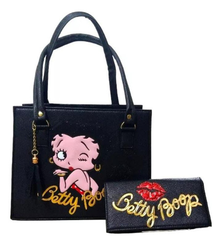 Betty Boop Bolsa Para Dama Con Cartera De Betty Boop