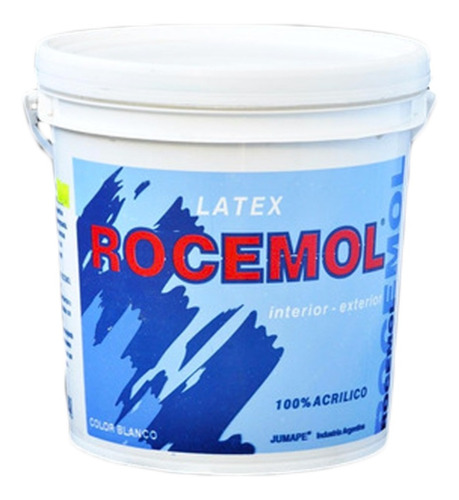 Latex Rocemol Pintura Acrilica Interior-exterior 4 Lt