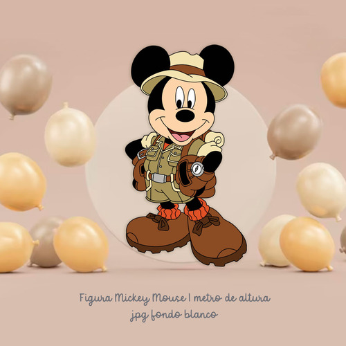 Figura Mickey Mouse 100cm Altura No Editable Jpg