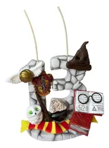 Comprar Vela Casas Harry Potter, Cumpleaños, Adornos Para Tortas