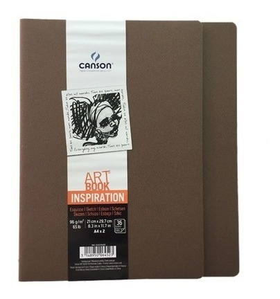 Imagen 1 de 2 de Libreta Art Book Inspiration 2 Pack 21 X 29.7 96 G/m2 C/envi
