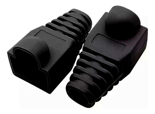 Protector Para Conectores Rj45 Bolsa X100 Unidades Negro