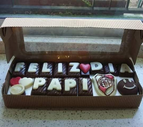 Cajas Especial Para Papá, De Chocolate, Personalizado