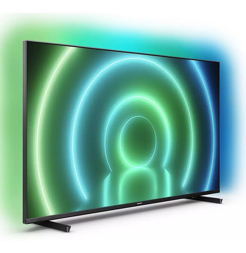 Imagen 1 de 8 de Smart Tv 4k 70 Philips Ambilight 7900 70pud7906 Hdr Android