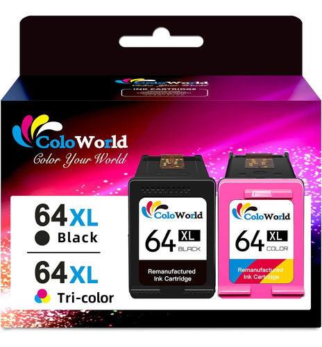Coloworld Para El Paquete Combinado De Cartucho De Tinta Hp