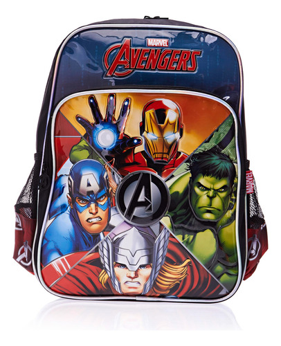 Mochila Infantil De Costas Avengers Luxcel