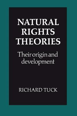 Libro Natural Rights Theories : Their Origin And Developm...