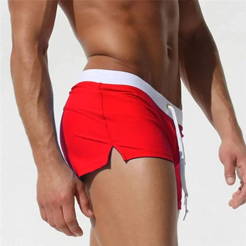 Traje De Baño Hombre Tipo Short Deportivo Tela Ligera