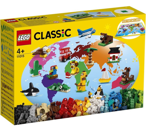 Brinquedo De Montar Classic Ao Redor Do Mundo Lego Quantidade de peças 950