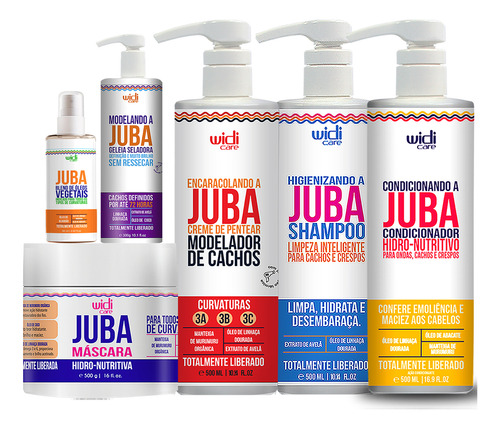 Kit Widi Care Juba Sham Cond Encaracolando Másc Geleia Blend