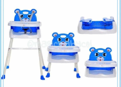 Mesa Comedor Silla De Comer Para Bebé 4 En Uno, Modelo Oso