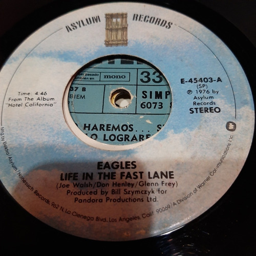 Simple Eagles Asylum Records C23