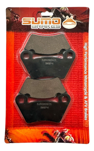 Sumo 354/354 Pastillas Freno Traseras Polaris Ranger 700