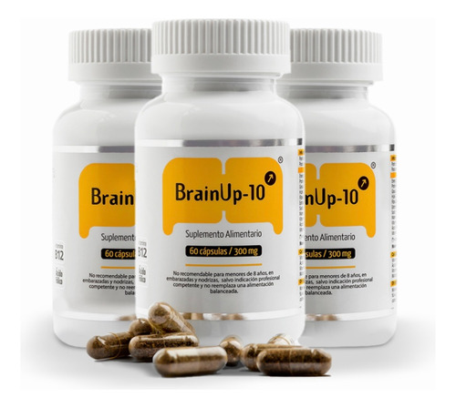 Vitamina Brainup10 Pack 3 Meses/antioxidante Shilajit Andino