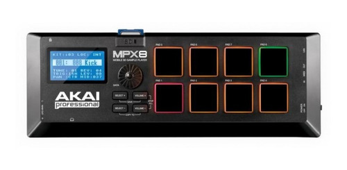 Akai Mpx8 Controlador Launchpad Usb Pc Mac Memoria Sd 8 Pads