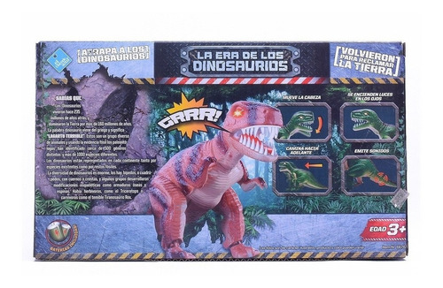 El Duende Azul Dinosaurio Luces Sonidos Movimiento Jlt 6676