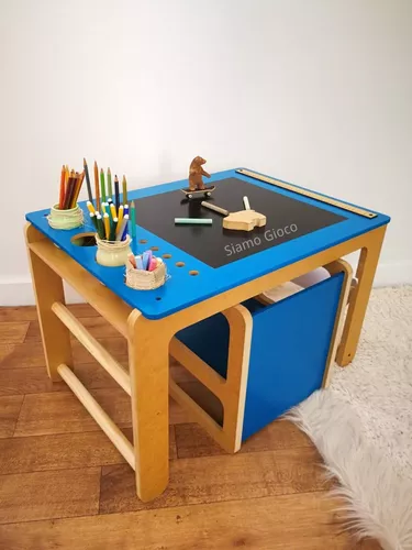 Mesa De Dibujo Infantil Con Rollo De Papel