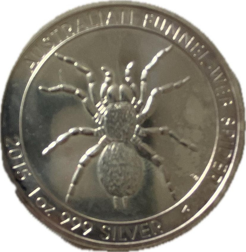 Moeda De Prata Pura 1oz Canada Spider 2015