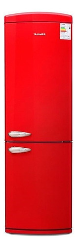 Heladera Refrigerador Frio Seco James Retro Grande Sensacion Color Rojo