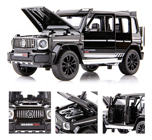 Benz Brabus G700 Miniatura Metal Coche Con Base Expositora