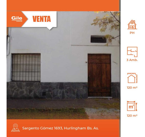  Venta Casa  Ph Hurlingham 3 Ambientes - Gile Propiedades