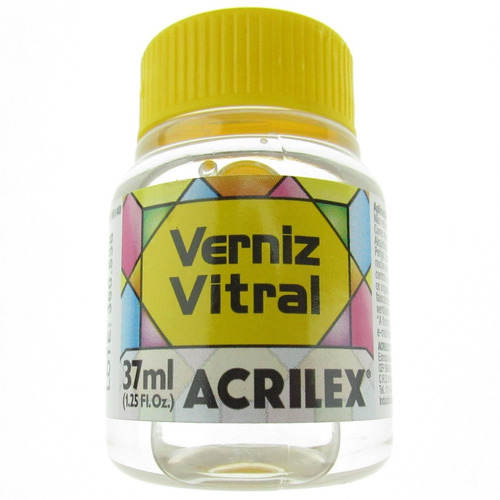 Pintura Para Vidrio Acrilex Barniz Vitral Incoloro 37ml