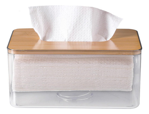 M Soporte De Caja De Pañuelos Acrílico, Rectángulo, Soporte