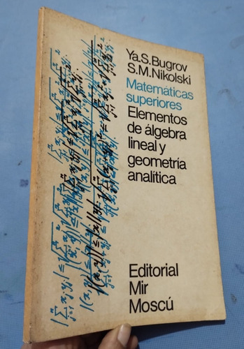 Libro Mir Algebra Lineal Y Geometria Analitica Bugrov 
