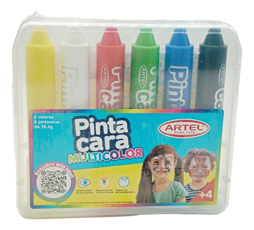 Pinta Caritas 6 Colores Artel