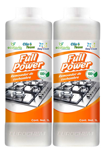 Full Power Removedor De Cochambre Grasa Carbonizada 2 Litros