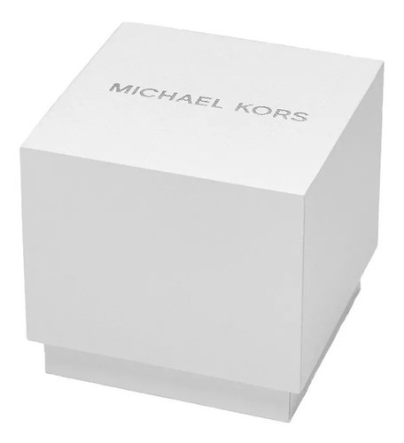 Reloj Michael Kors Oversized Plateado Mk8984 E-watch Color del fondo Verde