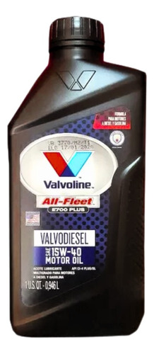 Aceite Valvoline | 15w40 Diesel Mineral*