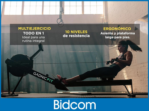 Simulador De Remo Aire Fitness Entrenamiento Gym Box Pro