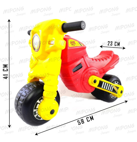 Imagen 6 de 8 de Moto Pata Pata Xr Andarin Niños Con Direccion