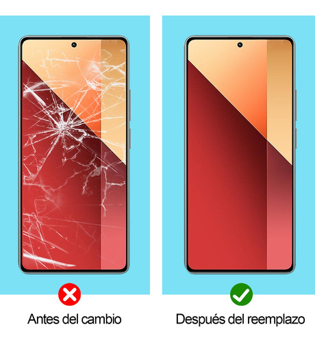 Tela Frontal Para Redmi Note 13 Pro 4g 23117ra68g Aro Oled