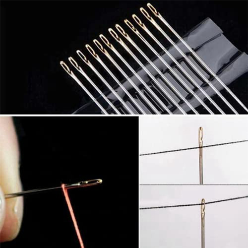 24 Agujas Autorroscantes, Agujas De Coser Para Coser A Mano,