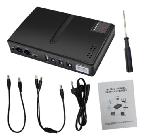 Mini Ups Portátil Ups Compact Compact Backup Supply Adapter