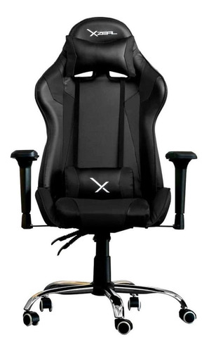 Silla De Escritorio Xzeal Xz10 Gamer Ergonómica  Negra