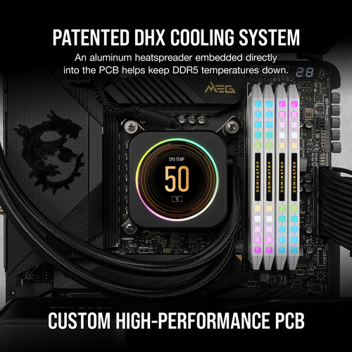 Corsair Dominator Ram Ddr5 64 Gb 5600 Mhz Cl40 Blanca