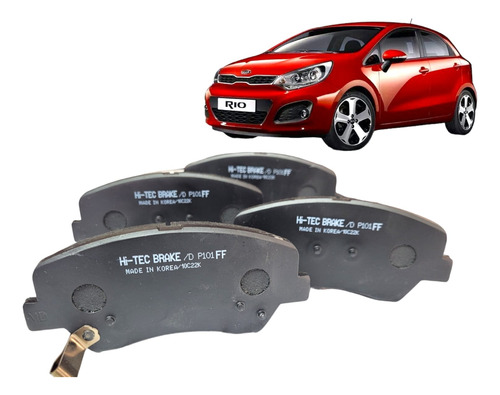 Pastillas De Freno Kia Rio 5 2012-2023 (korea) Envio Gratis