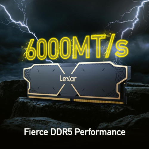 Lexar 32 Gb (2x16 Gb) Thor Oc Ddr5 Ram 6000mt/s Cl32 1.35v