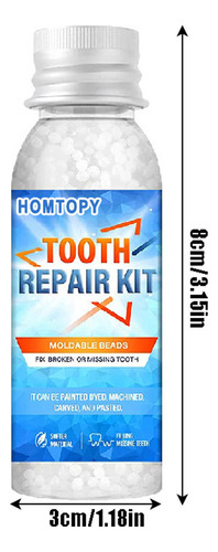 - Set De Gel For Dientes Moldeable En U, Relleno Temporal,