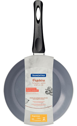 Frigideira Tramontina Revestimento Cerâmico 28cm Vermelho