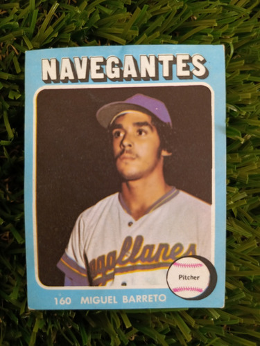 1974 Béisbol Profesional Venezolano Miguel Barreto #160