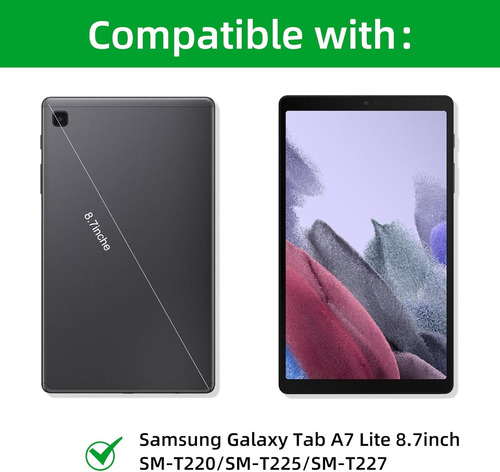 Funda Con Teclado Retroiluminado Para Samsung Galaxy Tab A7